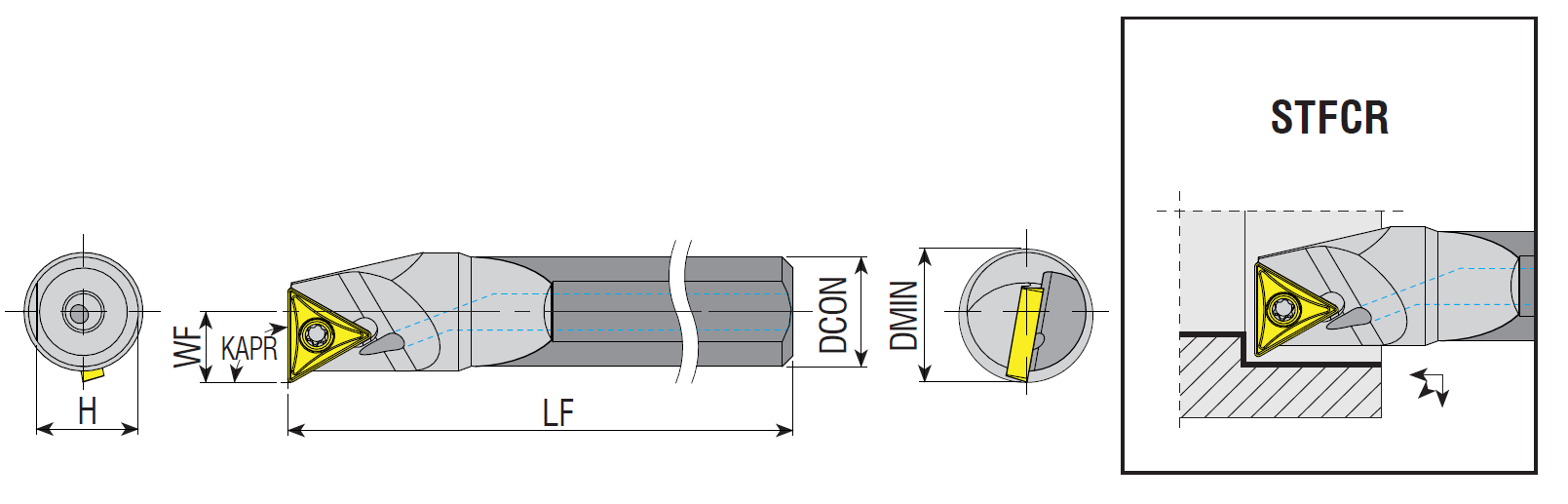 HM Bohrstangen AKKO STFCR / STFCL