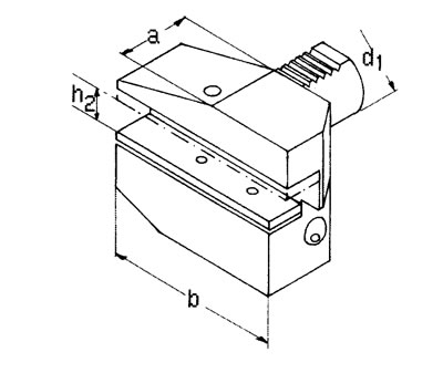 VDI Radial-Werkzeughalter - Lang - Überkopf - Typ B7/B8