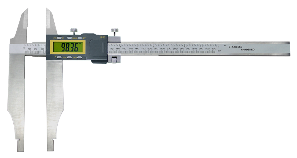 Digital-Werkstatt-Messschieber - mit Messerspitzen - IP65 Schutz