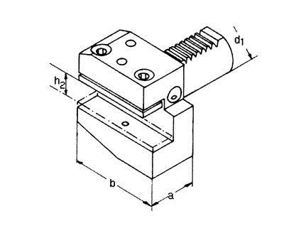 VDI Radial-Werkzeughalter - Kurz - Typ B1/B2