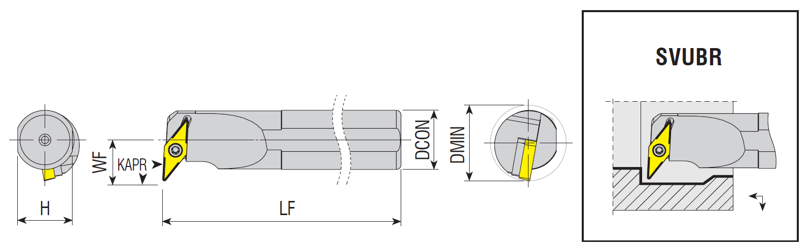 Bohrstangen SVUBR / SVUBL