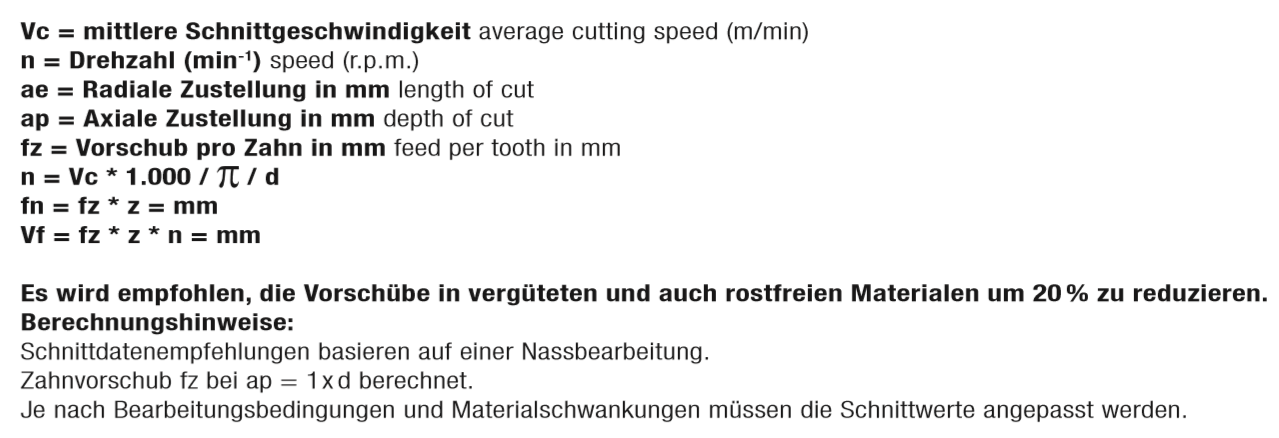 HPC Hochleistungsfräser 3xD - BlackLine