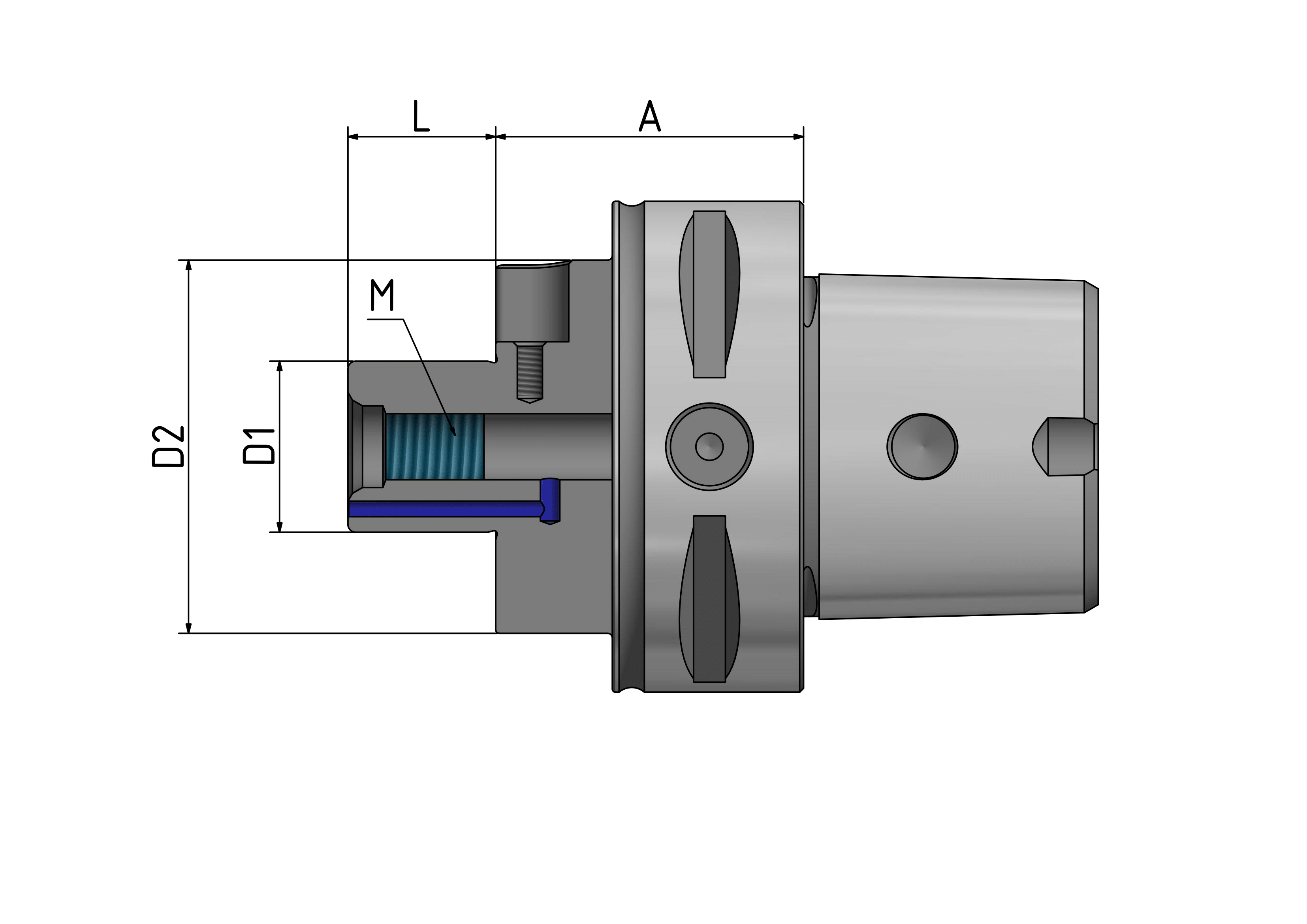 C4 - Messerkopfaufnahmen "Cool Tool"