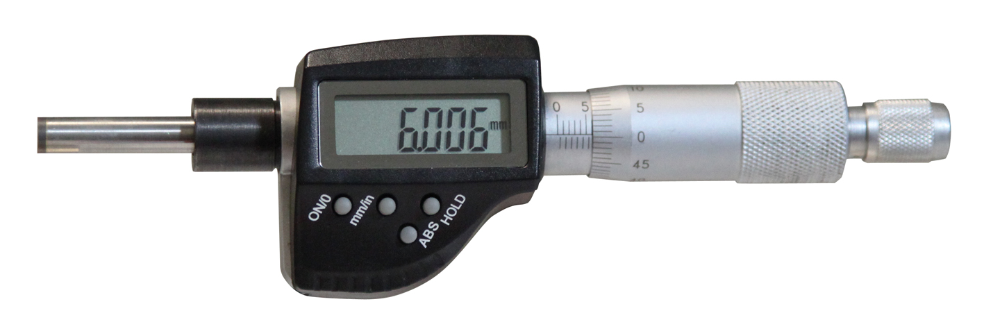 Digital-Einbau-Messschraube DIN 863 - 25 mm